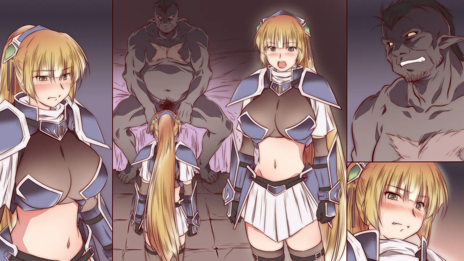 Onna Kishi Wa Orc Ni Ryoujoku Sareru | 여기사 오크에게 능욕되다
